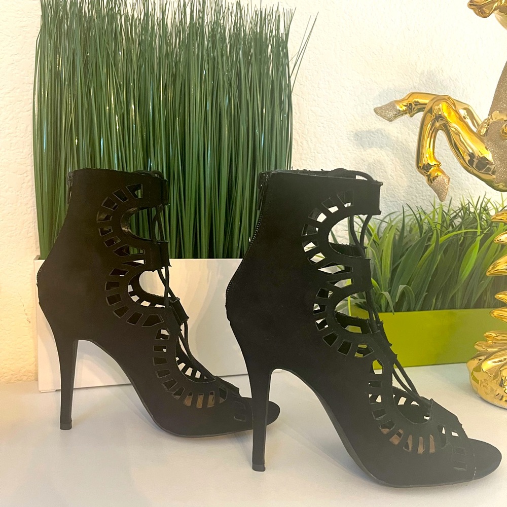 Lace Up Ankle Heels
